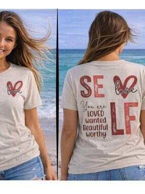 Self Love | Graphic T-Shirt - Ready to ship, ships within 24 hours
